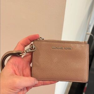 Michael Kors Brown Leather Pouch